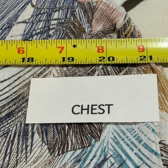 ROSEMARINE Women Linen ButtonUp Shirt Tunic Sz M Beachy Coastal Breathable Italy - Picture 12 of 13